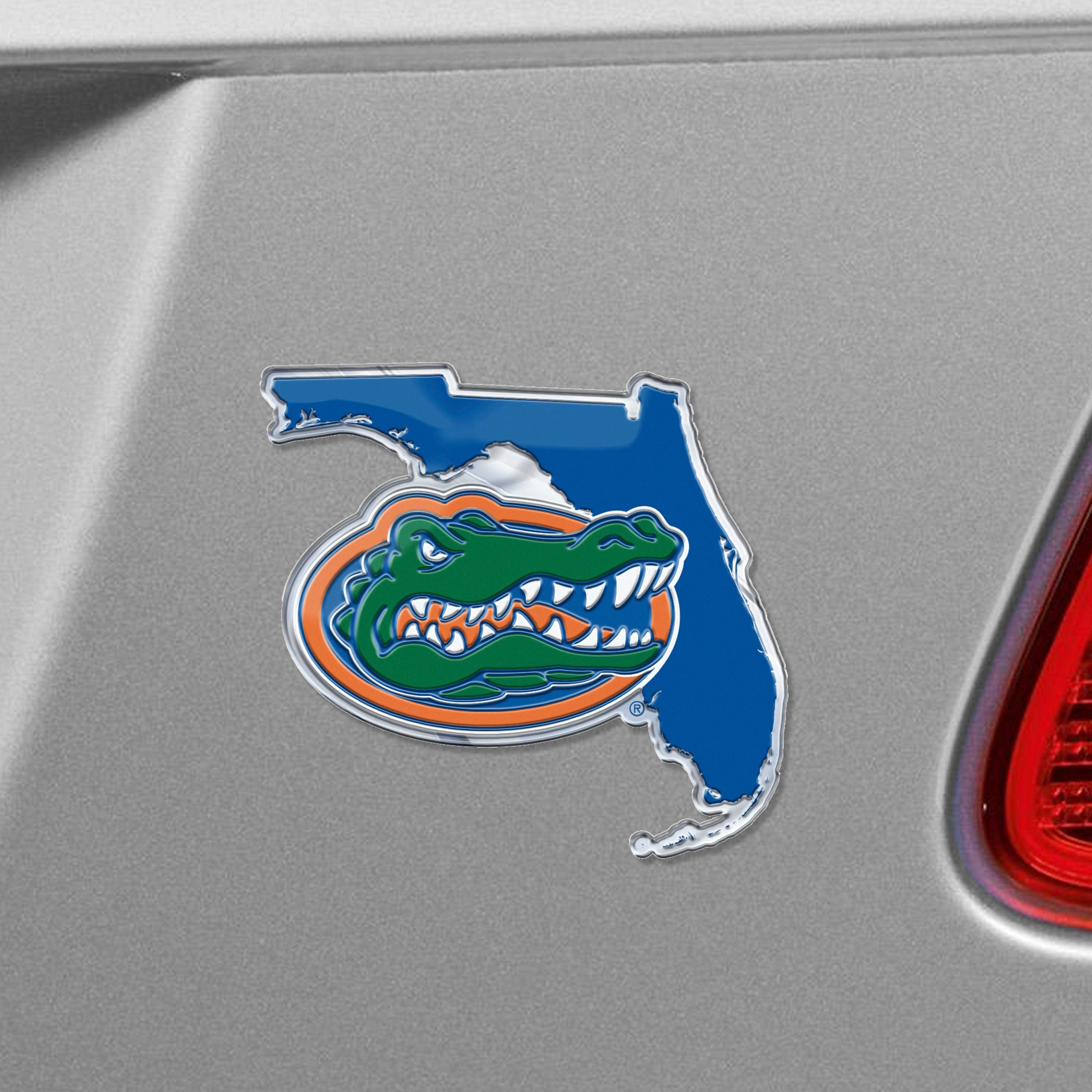 Florida Gators Team State Aluminum Embossed Emblem - Florida