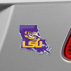 LSU Tigers Team State Aluminum Embossed Emblem - LSU