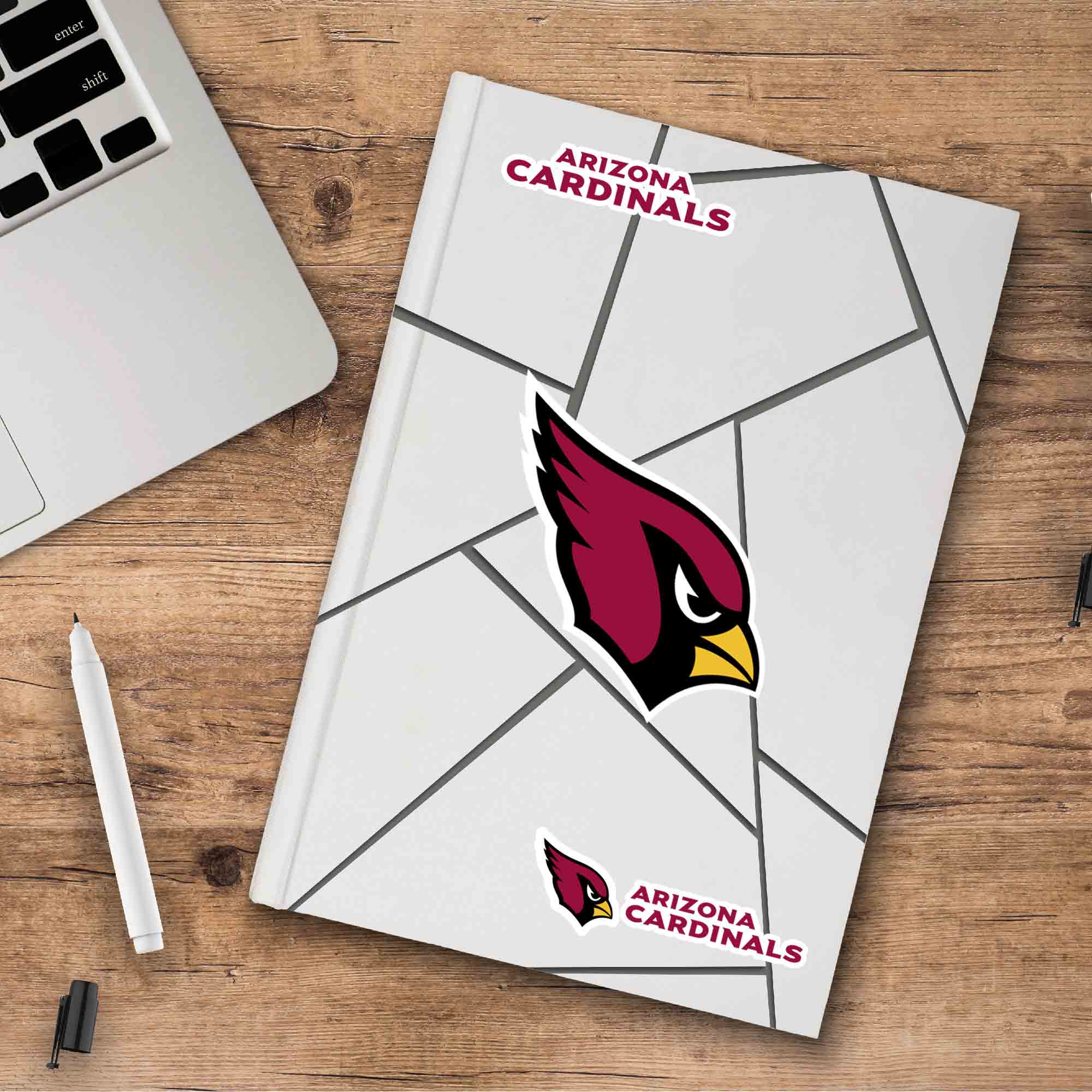 Arizona Cardinals 3 Piece Decal Sticker Set - Arizona Cardinals