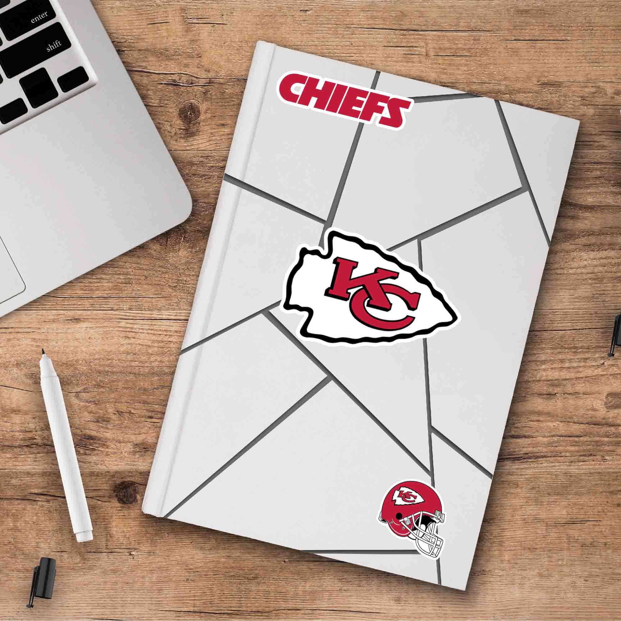 Kansas City Chiefs 3 Piece Decal Sticker Set - Kansas City Chiefs