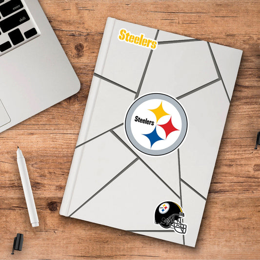 Pittsburgh Steelers 3 Piece Decal Sticker Set - Pittsburgh Steelers
