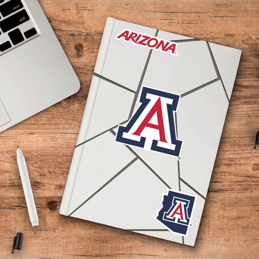 Arizona Wildcats 3 Piece Decal Sticker Set - Arizona