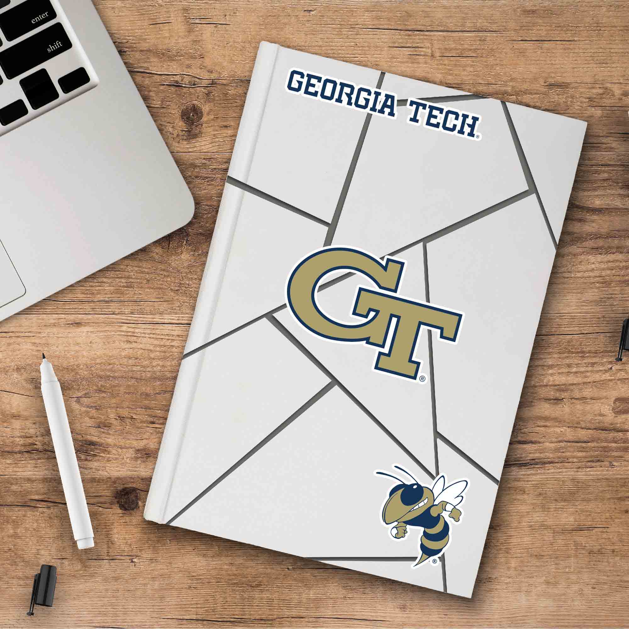 Georgia Tech Yellow Jackets 3 Piece Decal Sticker Set - Georgia Tech