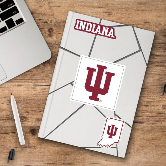 Indiana Hooisers 3 Piece Decal Sticker Set - Indiana