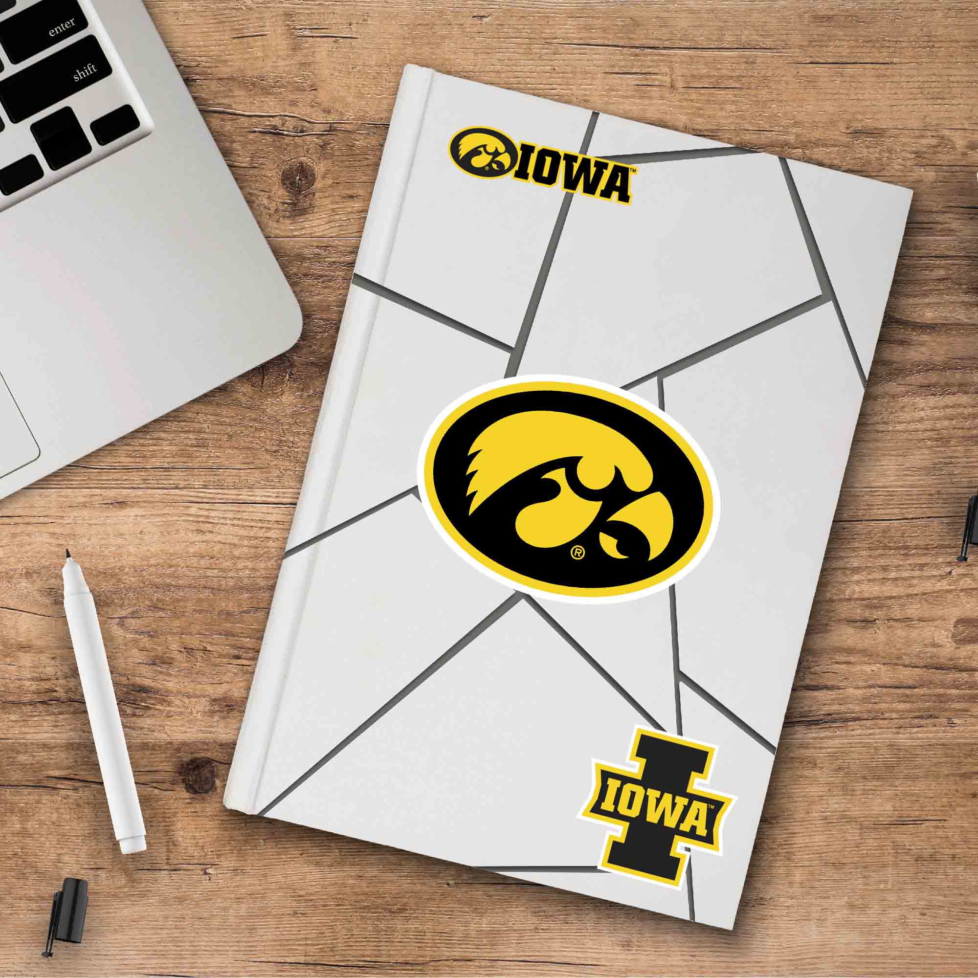 Iowa Hawkeyes 3 Piece Decal Sticker Set - Iowa