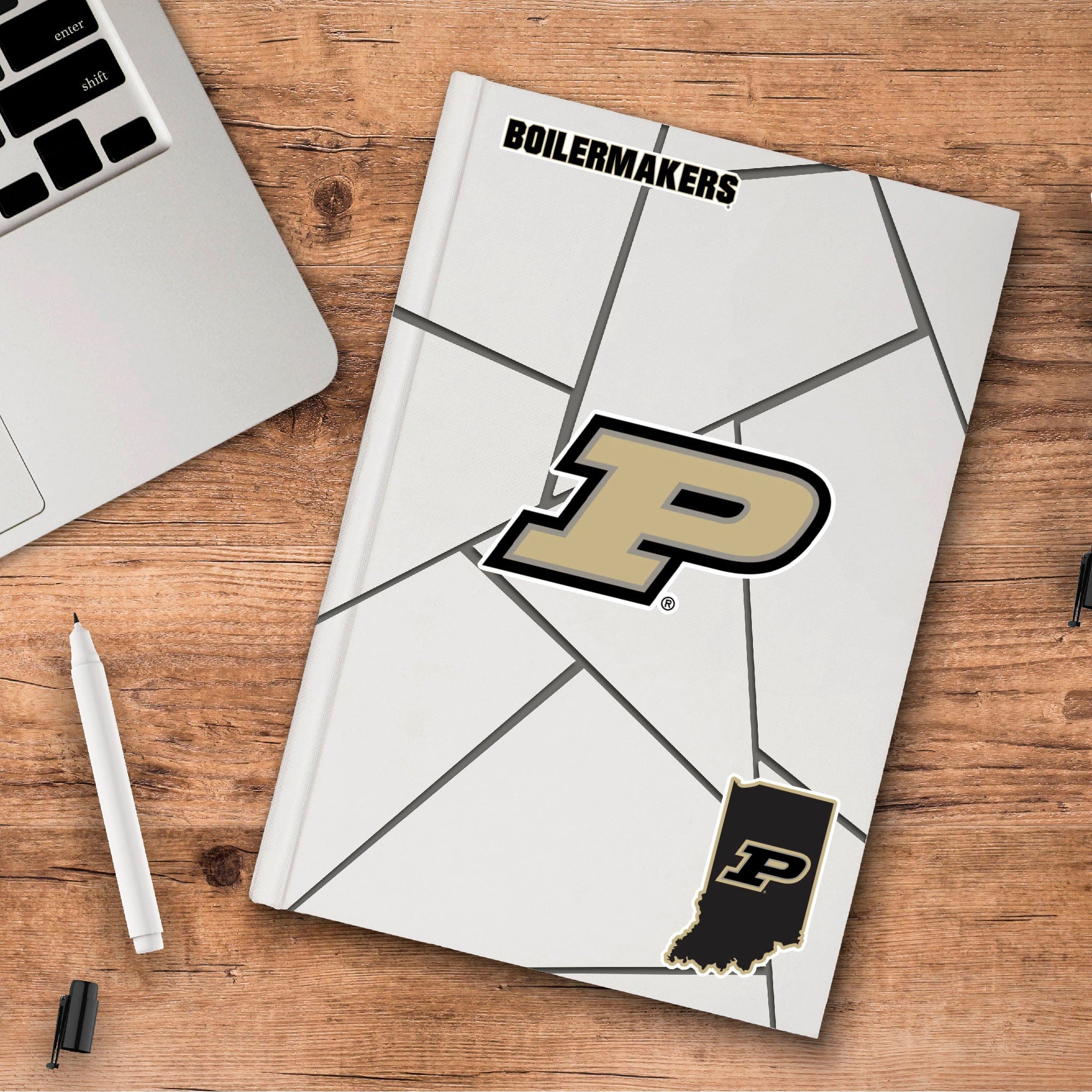 Purdue Boilermakers 3 Piece Decal Sticker Set - Purdue