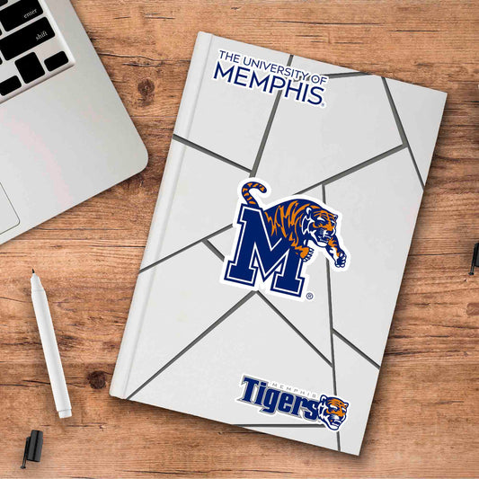 Memphis Tigers 3 Piece Decal Sticker Set - Memphis