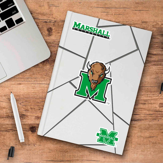 Marshall Thundering Herd 3 Piece Decal Sticker Set - Marshall