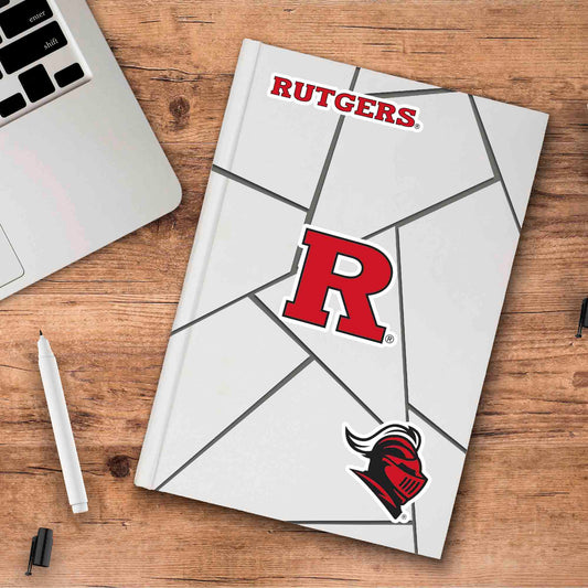 Rutgers Scarlett Knights 3 Piece Decal Sticker Set - Rutgers