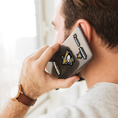 Pittsburgh Penguins 12 Count Mini Decal Sticker Pack - Pittsburgh Penguins