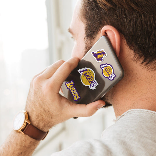 Los Angeles Lakers 12 Count Mini Decal Sticker Pack - Los Angeles Lakers