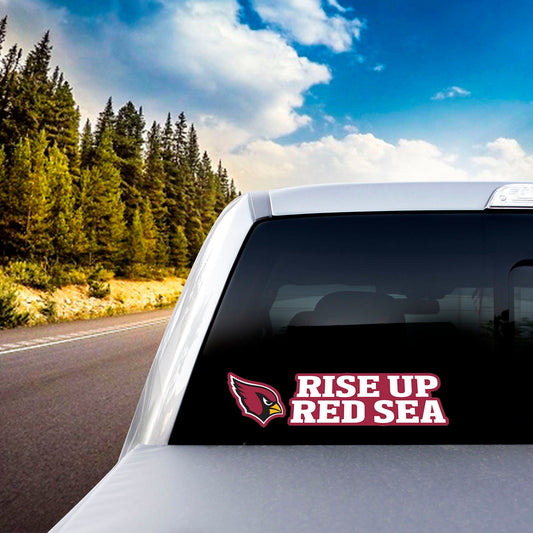 Arizona Cardinals 2 Piece Team Slogan Decal Sticker Set - Arizona Cardinals
