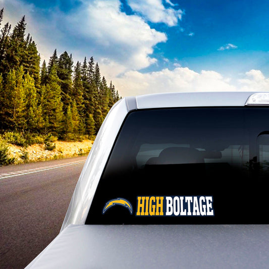 Los Angeles Chargers 2 Piece Team Slogan Decal Sticker Set - Los Angeles Chargers