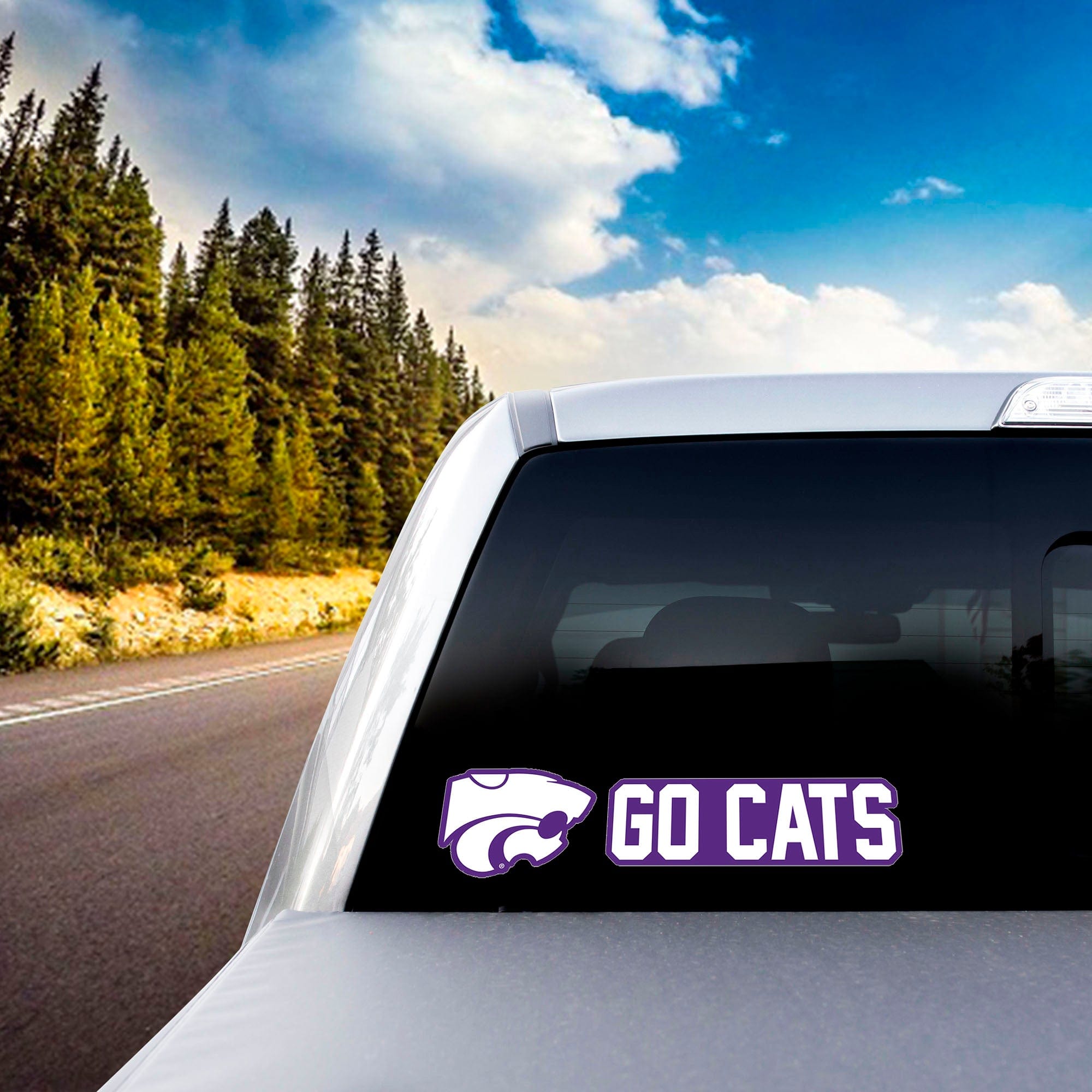 Kansas State Wildcats 2 Piece Team Slogan Decal Sticker Set - Kansas State
