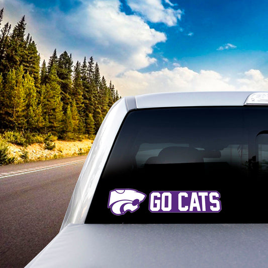 Kansas State Wildcats 2 Piece Team Slogan Decal Sticker Set - Kansas State