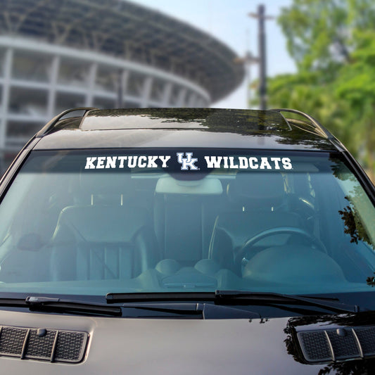 Kentucky Wildcats Sun Stripe Windshield Decal 3.25 in. x 34 in. - Kentucky