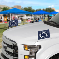 Penn State Nittany Lions Ambassador Car Flags - 2 Pack Mini Auto Flags, 4in X 6in - Penn State