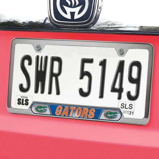 Florida Gators Embossed License Plate Frame, 6.25in x 12.25in - Florida