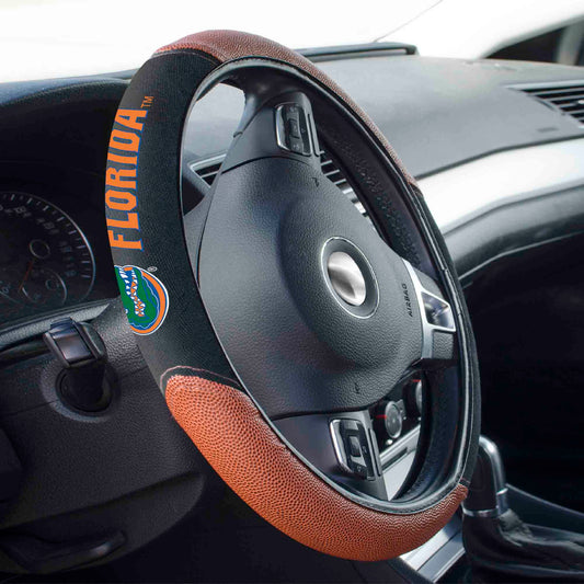 Florida Gators Football Grip Steering Wheel Cover 15" Diameter - Florida