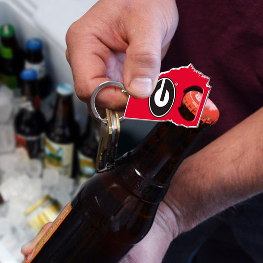 Georgia Bulldogs Keychain Bottle Opener - Georgia