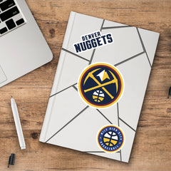 Denver Nuggets 3 Piece Decal Sticker Set - Denver Nuggets