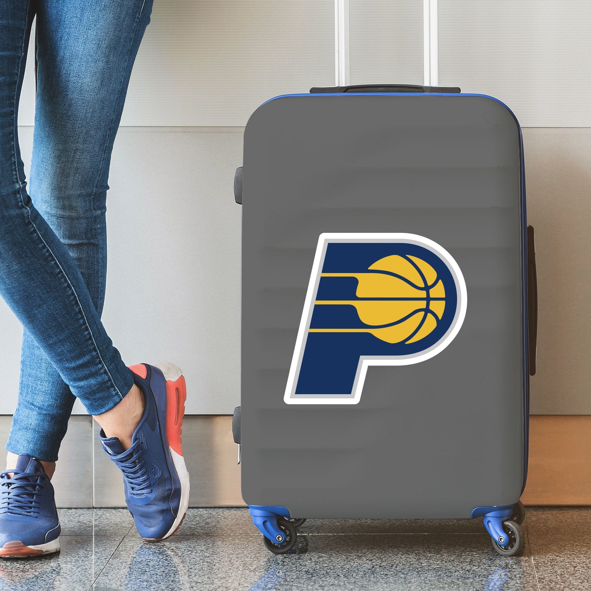 Indiana Pacers Large Decal Sticker - Indiana Pacers
