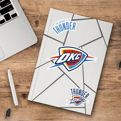 Oklahoma City Thunder 3 Piece Decal Sticker Set - Oklahoma City Thunder
