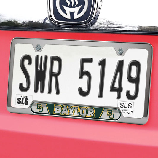 Baylor Bears Embossed License Plate Frame, 6.25in x 12.25in - Baylor