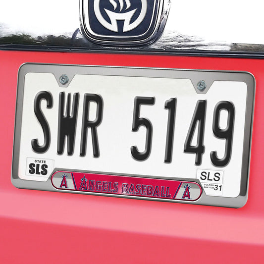 Los Angeles Angels Embossed License Plate Frame, 6.25in x 12.25in - Los Angeles Angels
