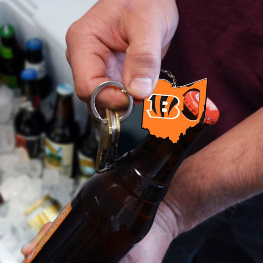 Cincinnati Bengals Keychain Bottle Opener - Cincinnati Bengals