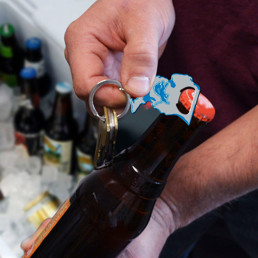 Detroit Lions Keychain Bottle Opener - Detroit Lions