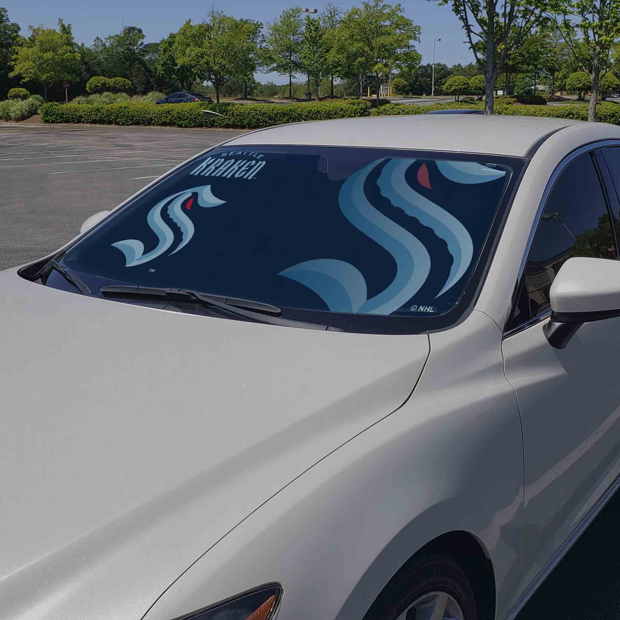 Seattle Kraken Windshield Sun Shade - Seattle Kraken