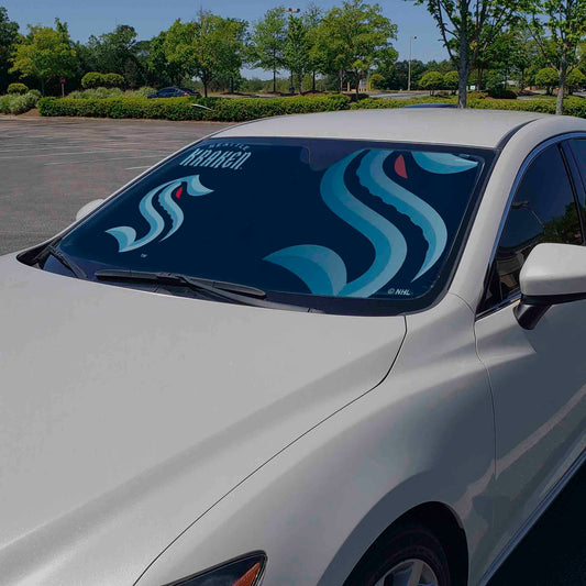 Seattle Kraken Windshield Sun Shade - Seattle Kraken