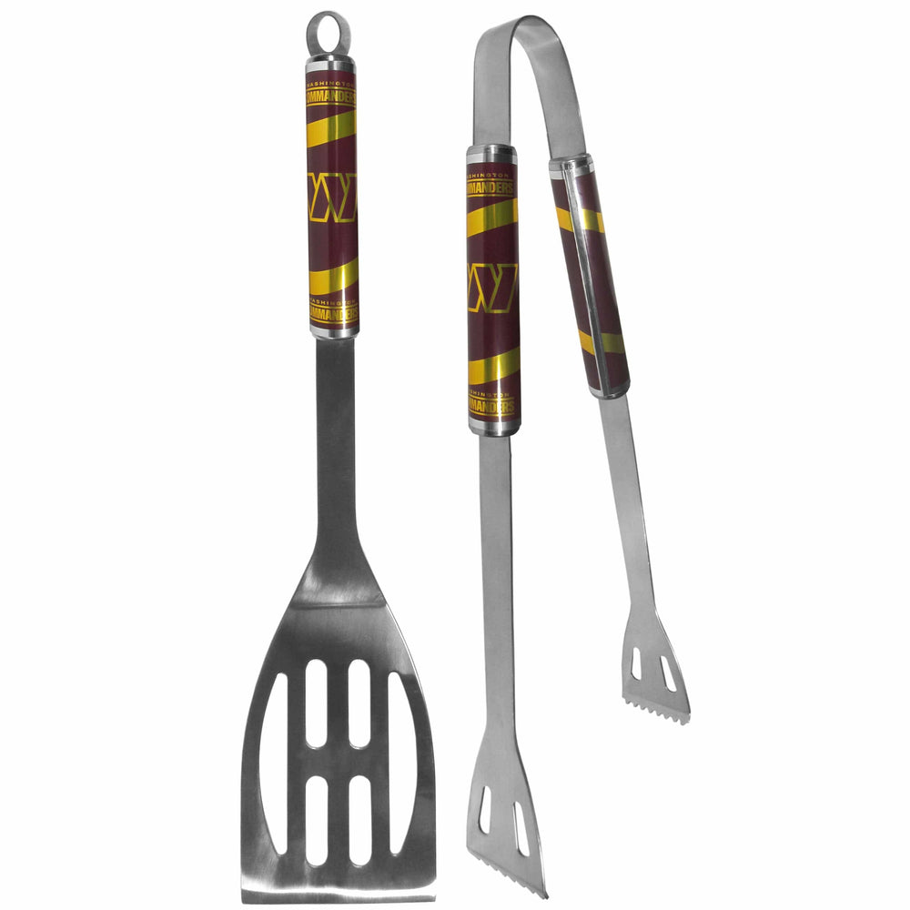 Washington Commanders 2 pc Steel BBQ Tool Set - Siskiyou Buckle