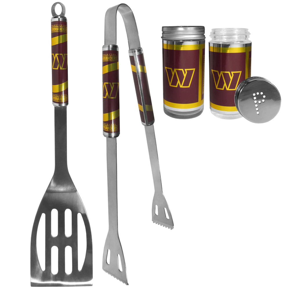 Washington Commanders 2pc BBQ Set with Tailgate Salt & Pepper Shakers - Siskiyou Buckle - Flyclothing LLC