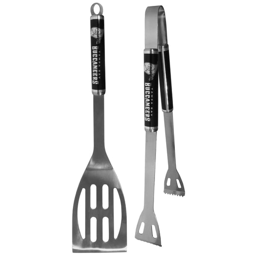 Tampa Bay Buccaneers 2 pc Black BBQ Set - Tampa Bay Buccaneers - Flyclothing LLC