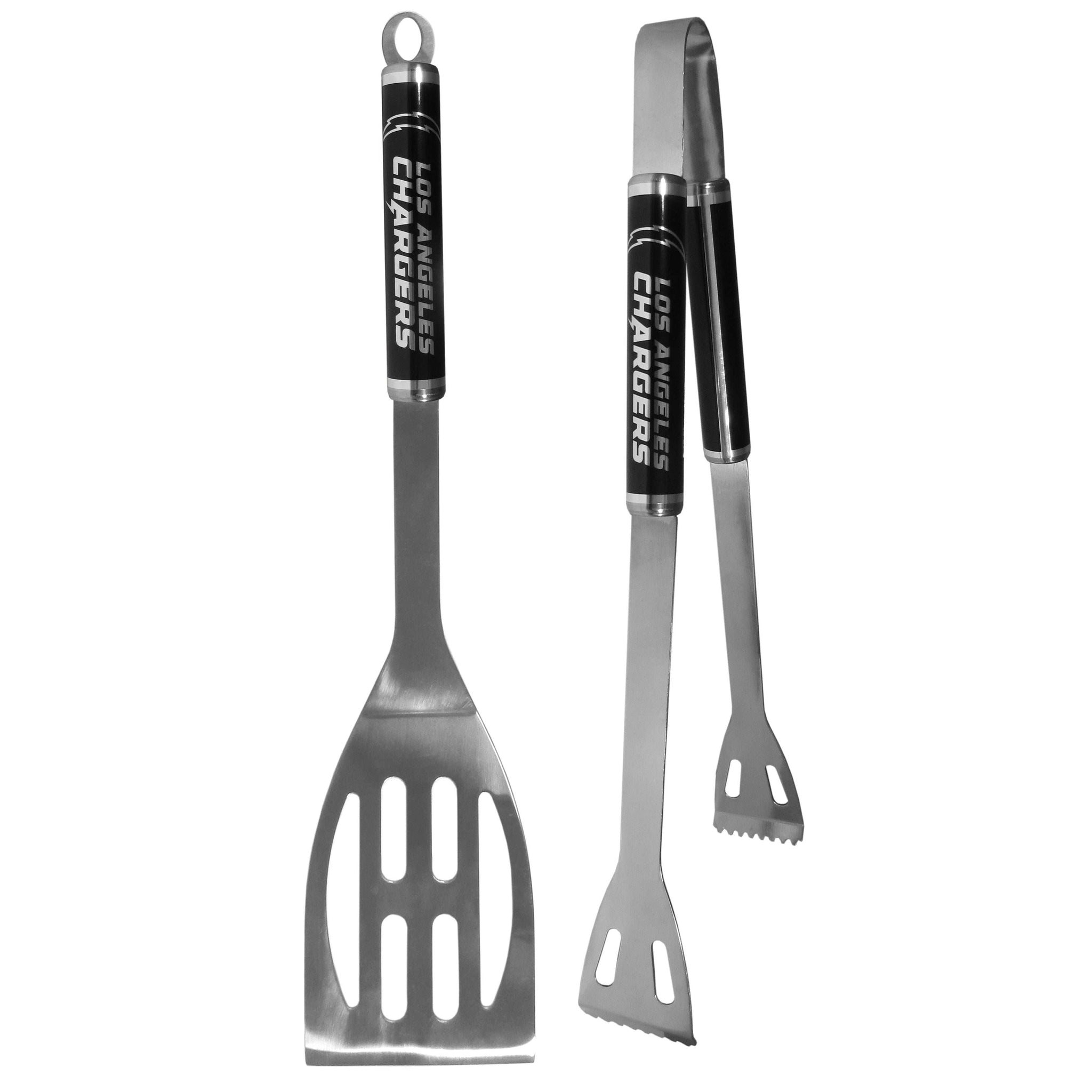 Los Angeles Chargers 2 pc Black BBQ Set - Los Angeles Chargers - Flyclothing LLC