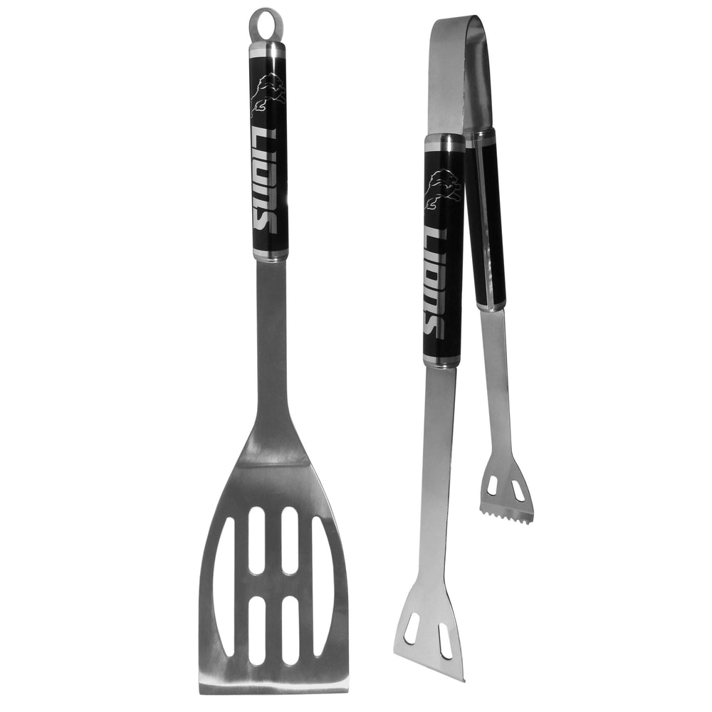 Detroit Lions 2 pc Black BBQ Set - Detroit Lions - Flyclothing LLC