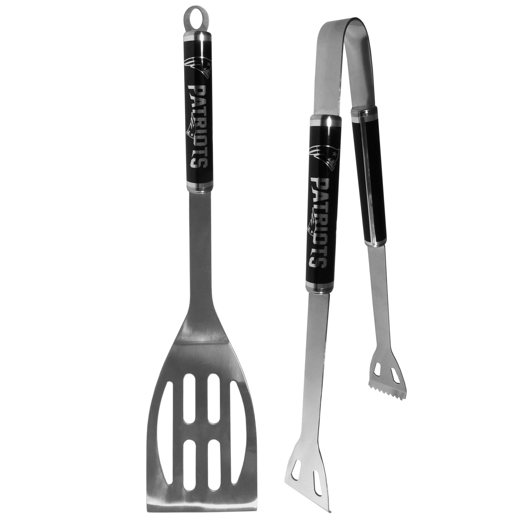 New England Patriots 2 pc Black BBQ Set - New England Patriots - Flyclothing LLC