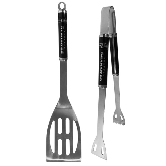Seattle Seahawks 2 pc Black BBQ Set - Seattle Seahawks - Flyclothing LLC