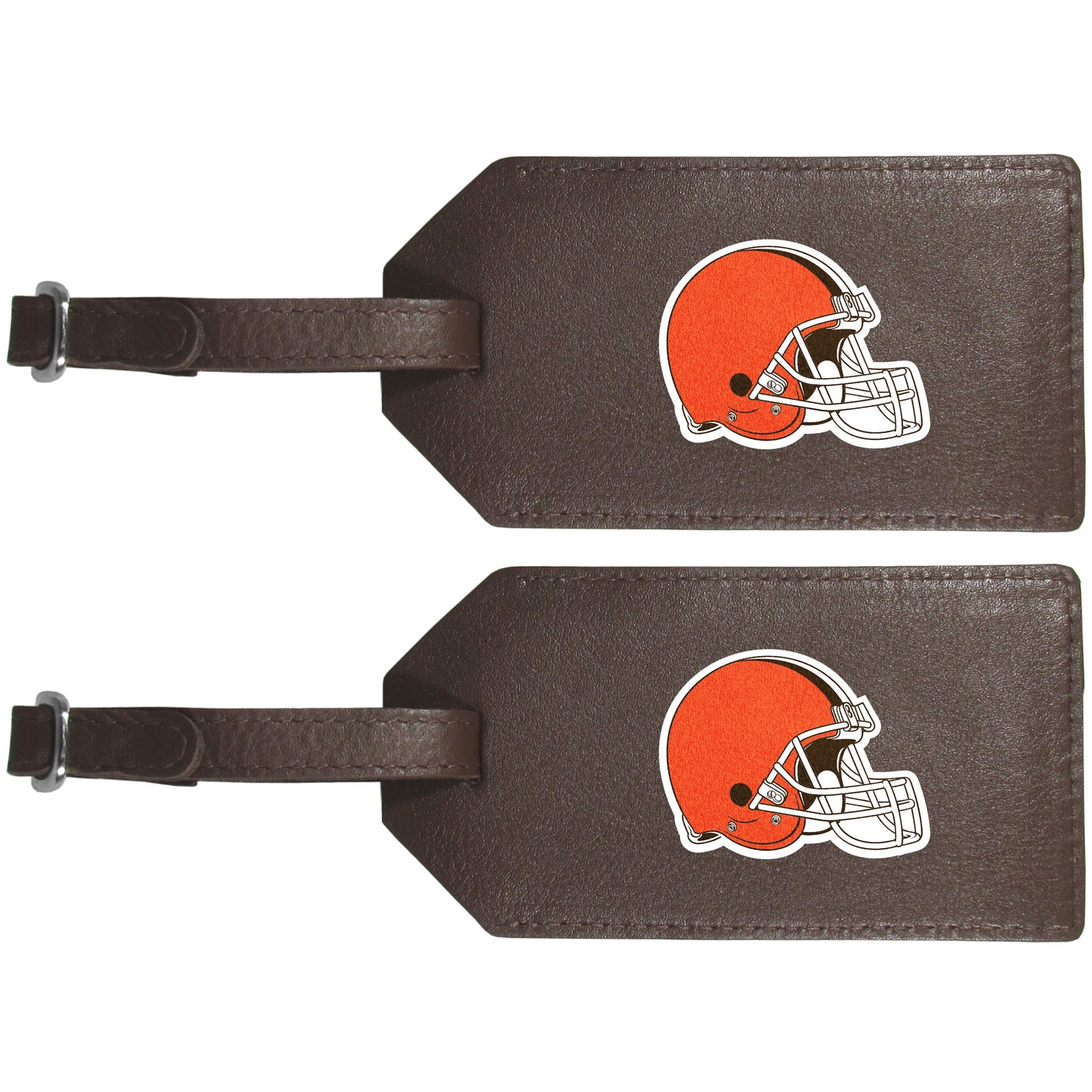 Cleveland Browns Leather Luggage Strap, 2pk