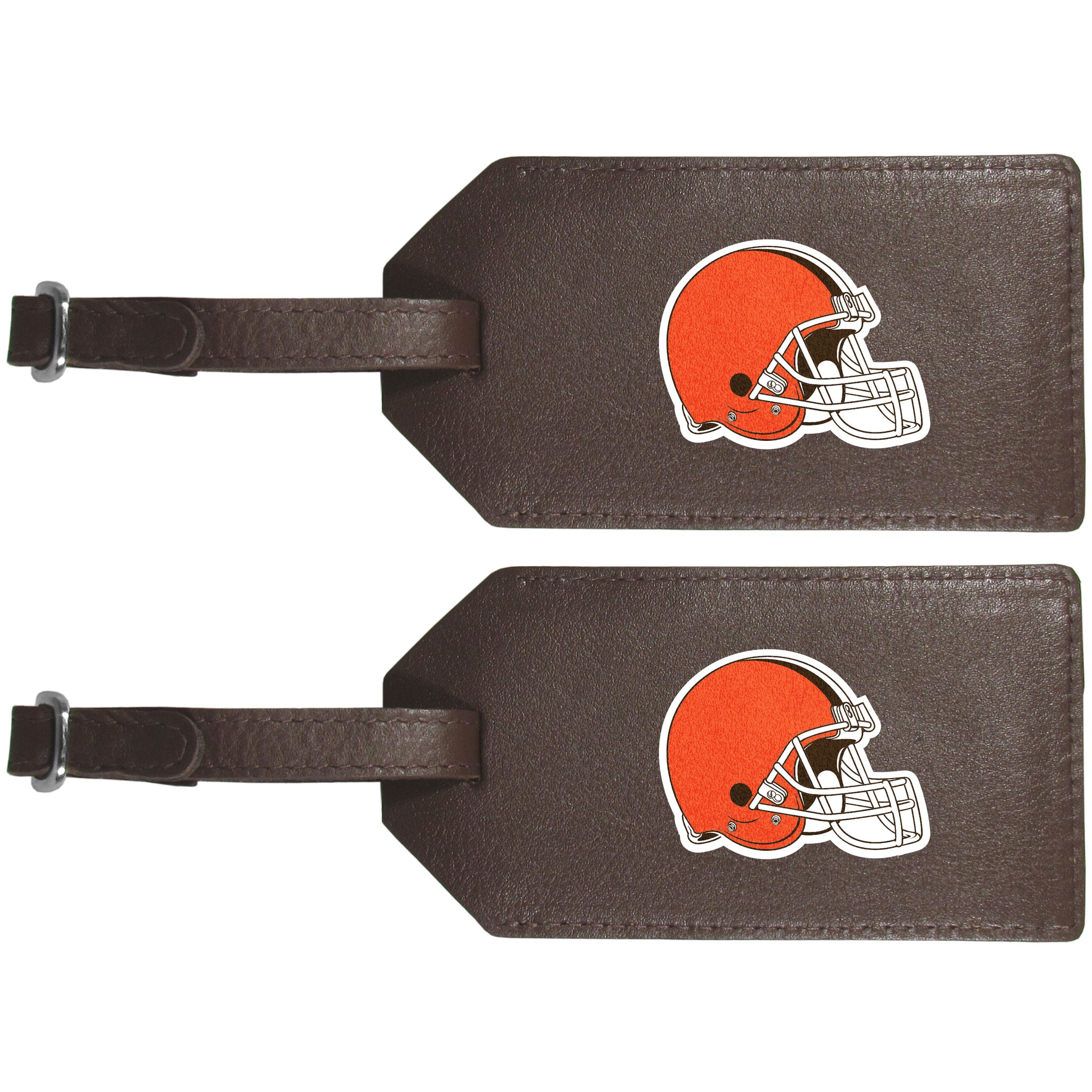 Cleveland Browns Leather Luggage Strap, 2pk