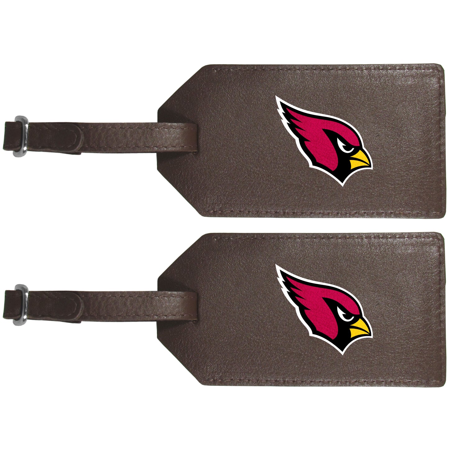 Arizona Cardinals Leather Luggage Strap, 2pk