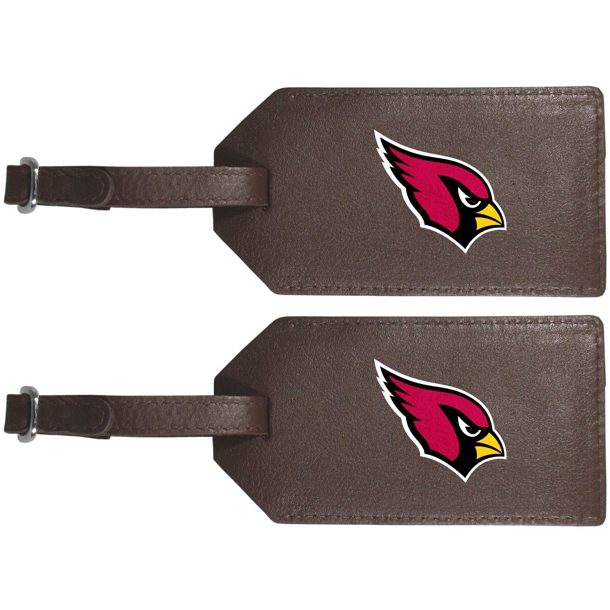 Arizona Cardinals Leather Luggage Strap, 2pk