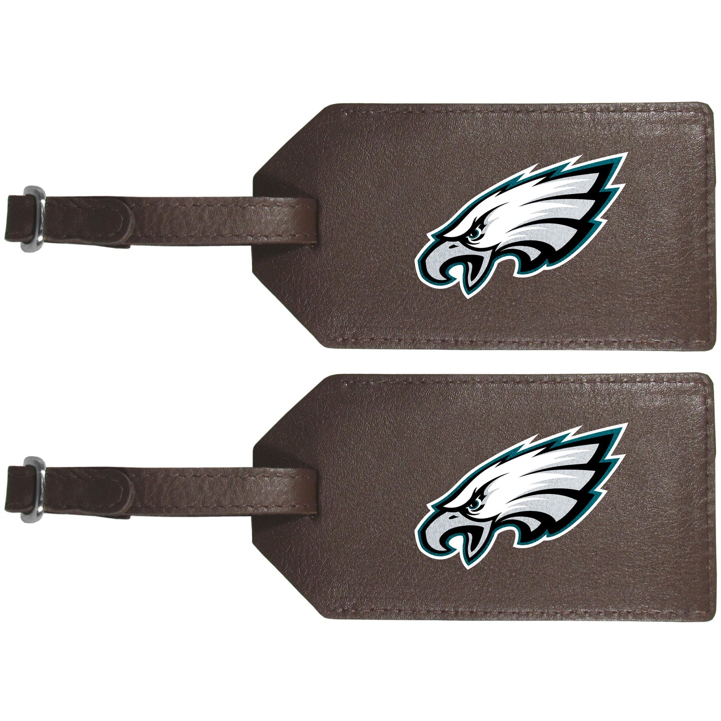 Philadelphia Eagles Leather Luggage Strap, 2pk