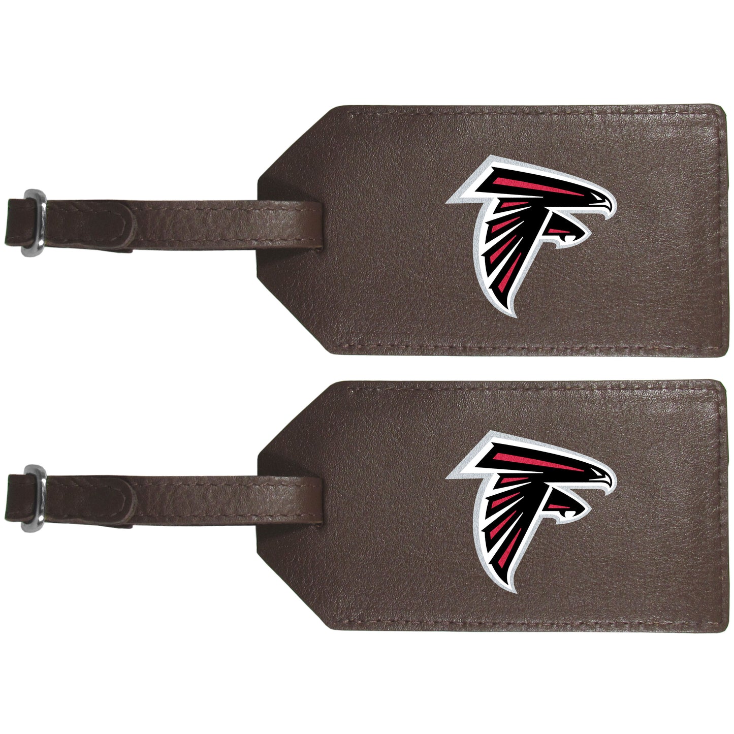 Atlanta Falcons Leather Luggage Strap, 2pk