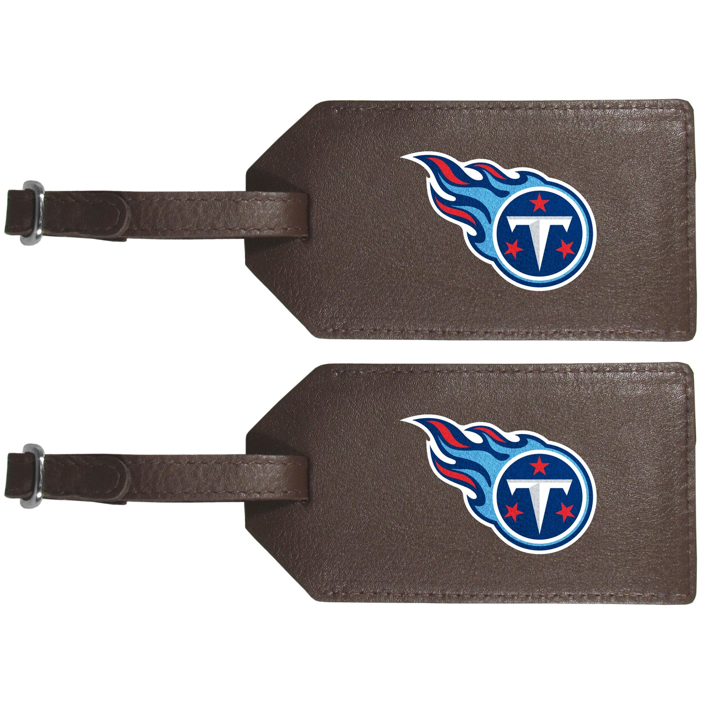 Tennessee Titans Leather Luggage Strap, 2pk