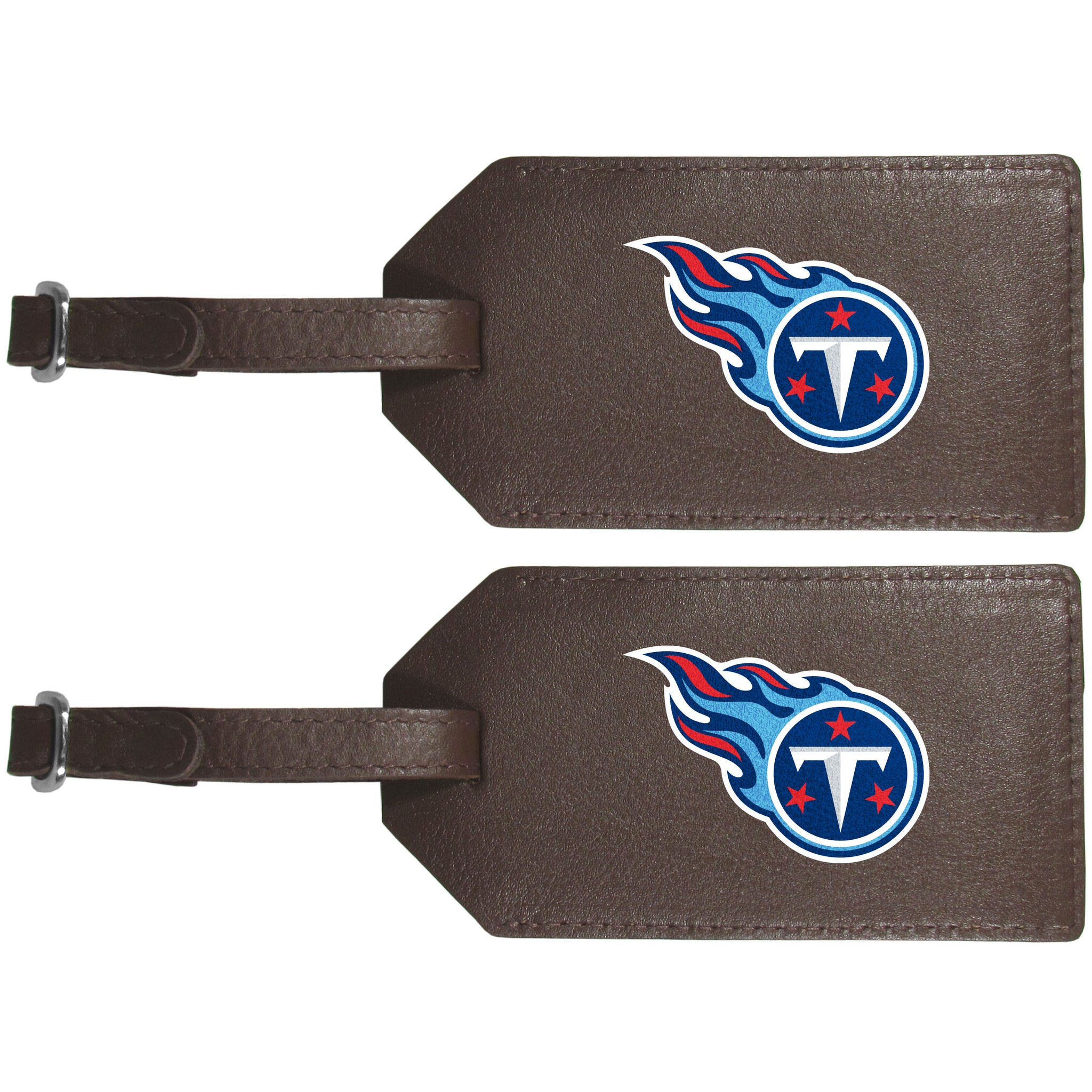 Tennessee Titans Leather Luggage Strap, 2pk