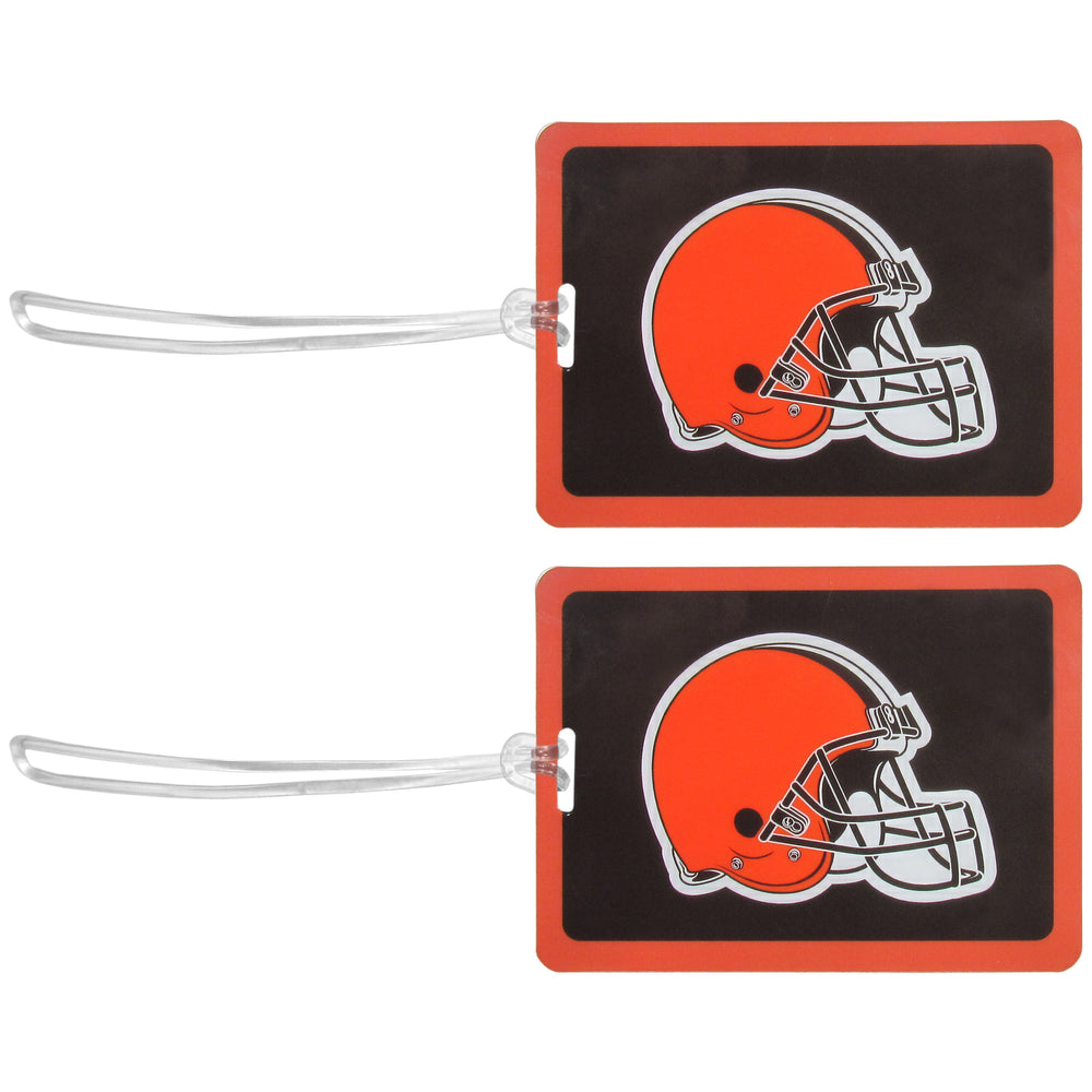 Cleveland Browns Vinyl Luggage Tag, 2pk - Cleveland Browns
