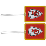 Kansas City Chiefs Vinyl Luggage Tag, 2pk - Kansas City Chiefs